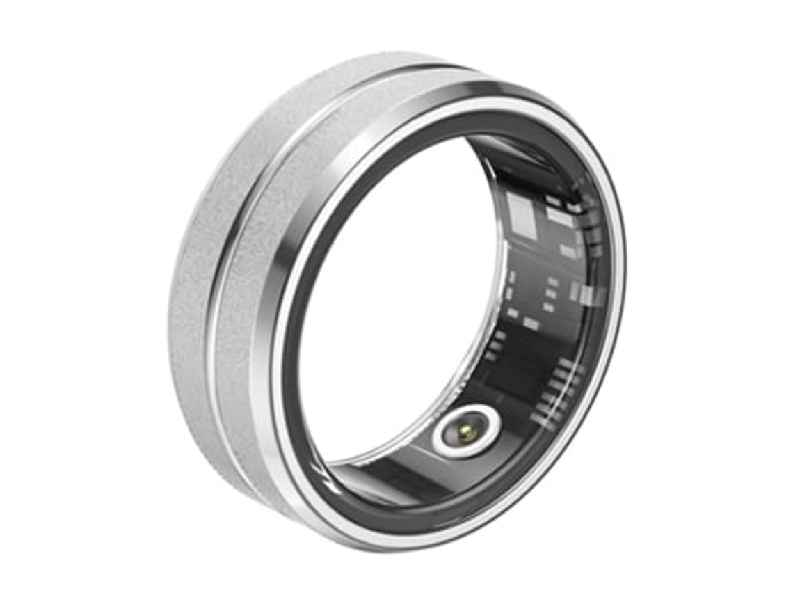 AUJEZON X1 Anillo inteligente de seguimiento de salud Ip68 Nivel impermeable 7# Plata