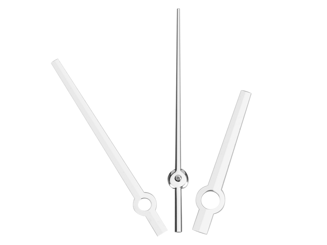 Reloj de caballero Agujas compatible con movimiento 3135, plateado