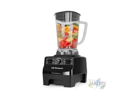 Batidora de Vaso ORBEGOZO Profesional 1500W Batidos Smoothies Cocktails Tritura Gelo 2 L