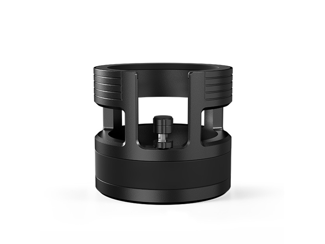Estación De Prensado De Café Espresso De 58 Mm Con Soporte De Portafiltro Ajustable (18-30 Mm) Y Almohadilla De Silicona Antideslizante.