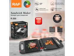 2 En 1 Casa Steakmaker Hamburguesas Freidoras Panini Sandwicher Pan Desayuno Grill