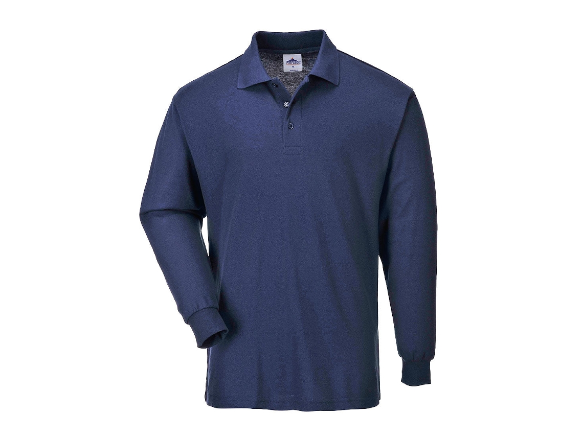 Polo De Manga Larga Genoa: Comodidad Y Estilo Azul Marino / 4xl