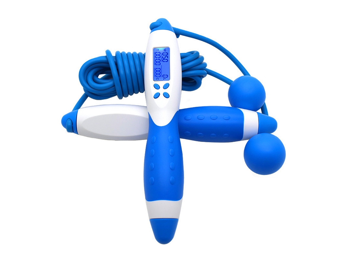 HYMNORA Cuerda de Ejercicio Ajustable Inalámbrica con Contador Digital para Fitness, Boxeo, Gimnasio, etc.