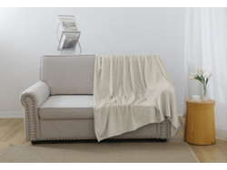 Manta Lisa de felpa larga gruesa beige 130*160cm-BOD HOME
