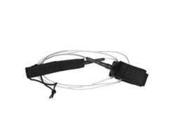Correa De Tabla De Surf Tpu 6ft 5.5mm Con Doble Giroscopio (negro Transparente) Para Surf Y Paddle Board