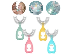 Cepillo De Dientes En Forma De U Suave Para Niños De 2-12 Años Con Limpieza 360°