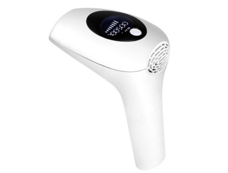 Depiladora de Luz Pulsada Ipl con Pantalla LCD 900.000 Flashesblanco AUJEZON