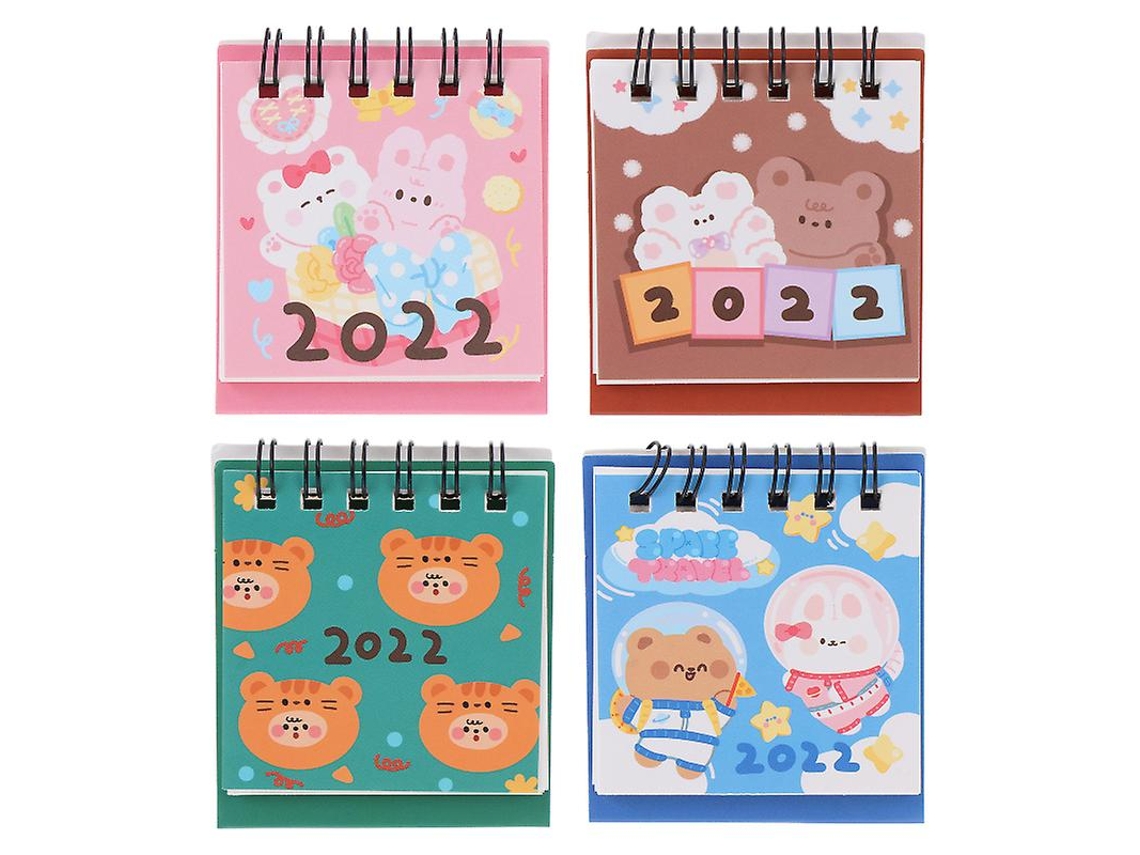Calendario De Escritorio De 4 Piezas