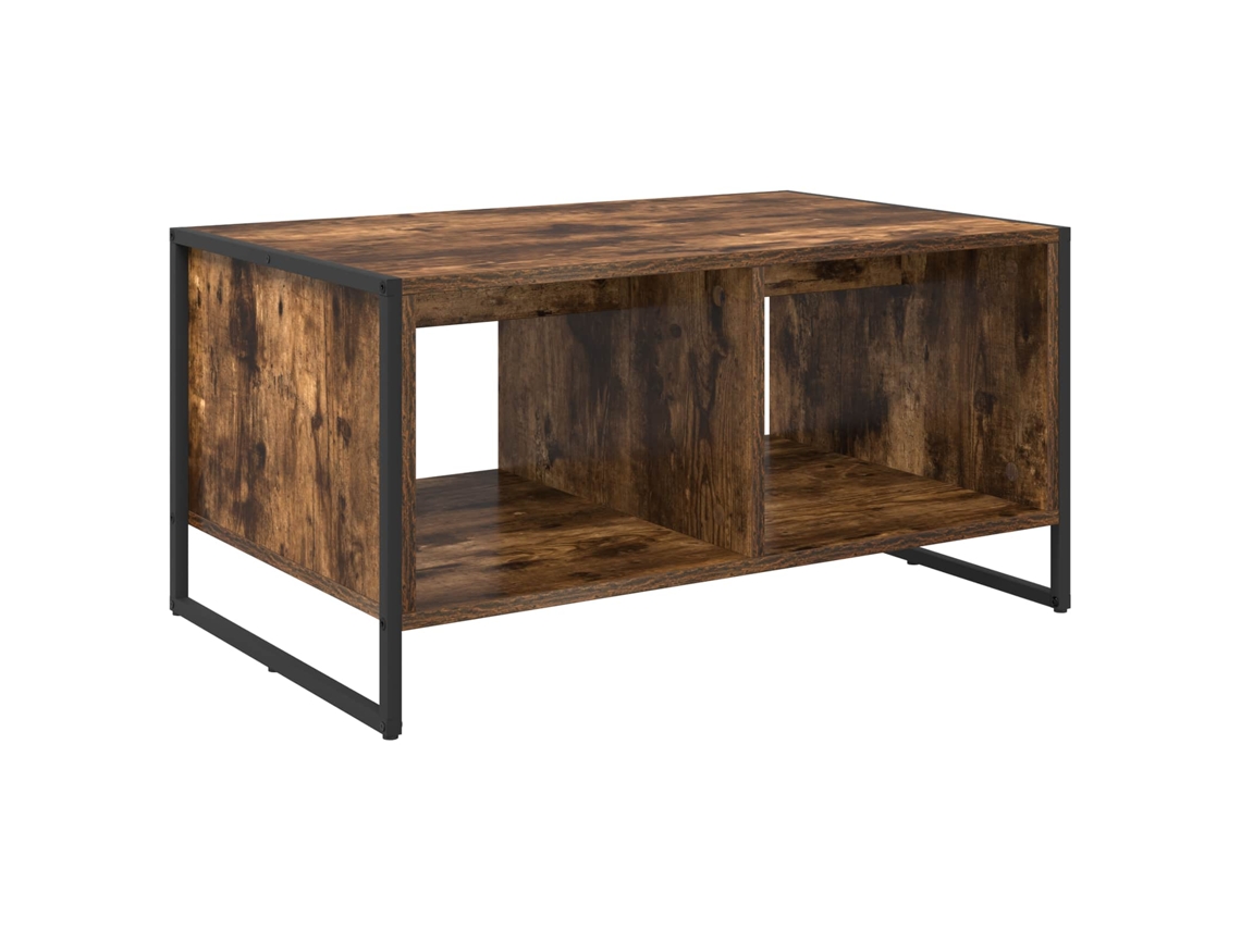 Maison Exclusive - Mesa De Café Roble Humo 80 X 50 X 40 Cm Madera Contrachapada