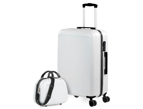 Juego De Maletas Pc ITACA Stickers blanco (45X68x26 Cm - 63L)