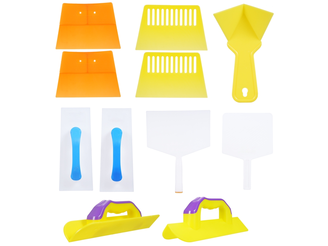 Kit De 11 Herramientas Para Esquinas De Paneles De Yeso: Lijadora, Espátula, Pegamento, Reparación De Construcción De Paredes, Masilla.