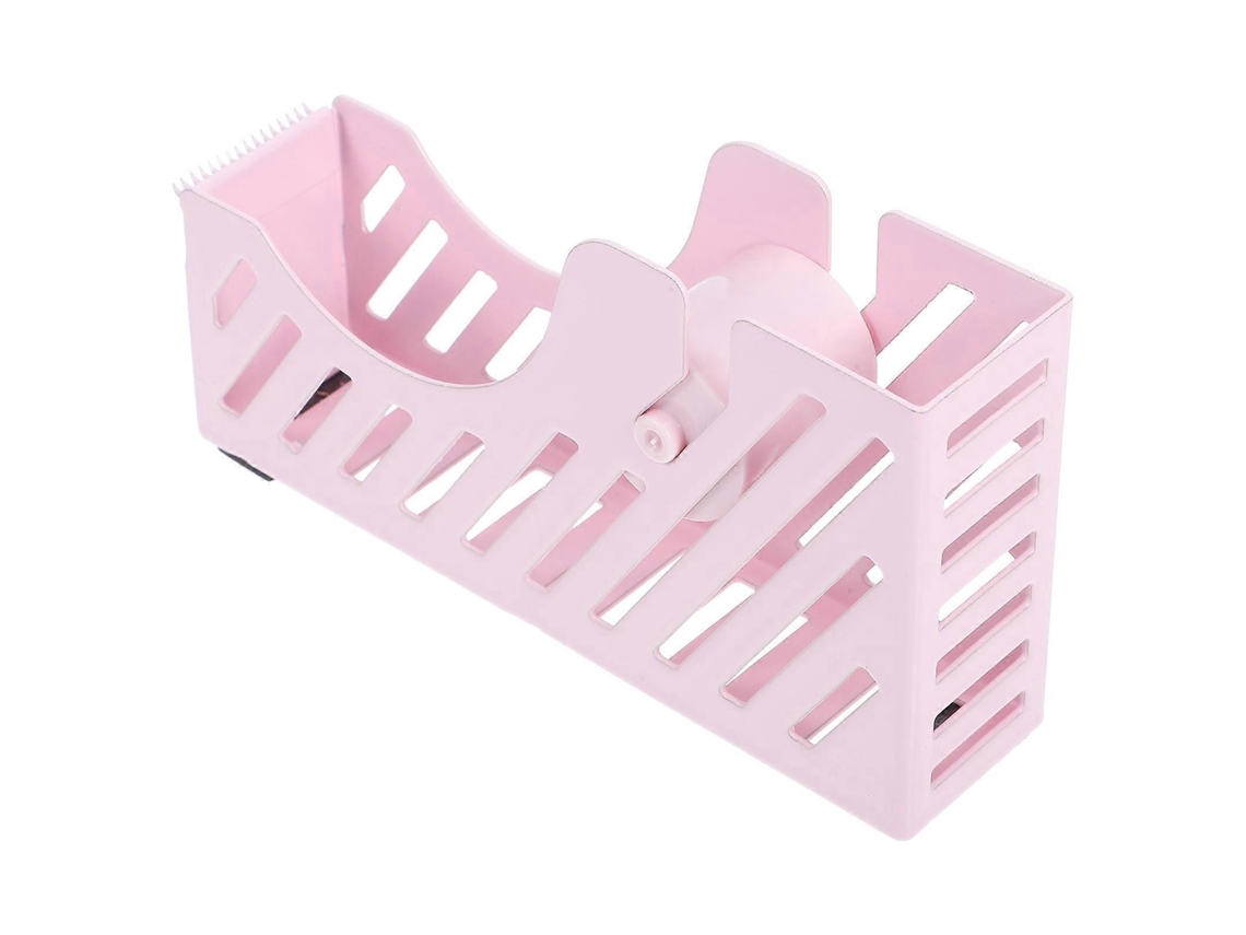 Dispensador De Fita Adesiva De Mesa Em Ferro, Rosa, Eficiente
