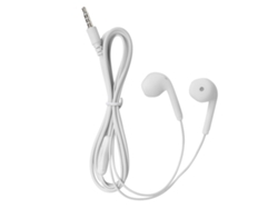 Fone De Ouvido Fio Universal 3.5mm Hifi Controle Por Cabo Para Celular Branco