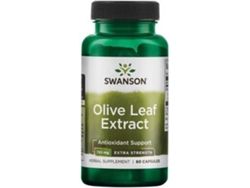 Complemento Alimentar SWANSON Extrato De Folha De Oliveira Super Strength (60 cápsulas)
