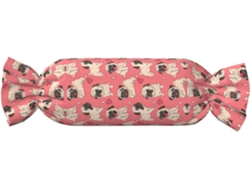 Almohada Cilíndrica Forma Divertido Carlino Felpa Poliéster Espuma Viscoelástica Resistentes Ajustable Fácil