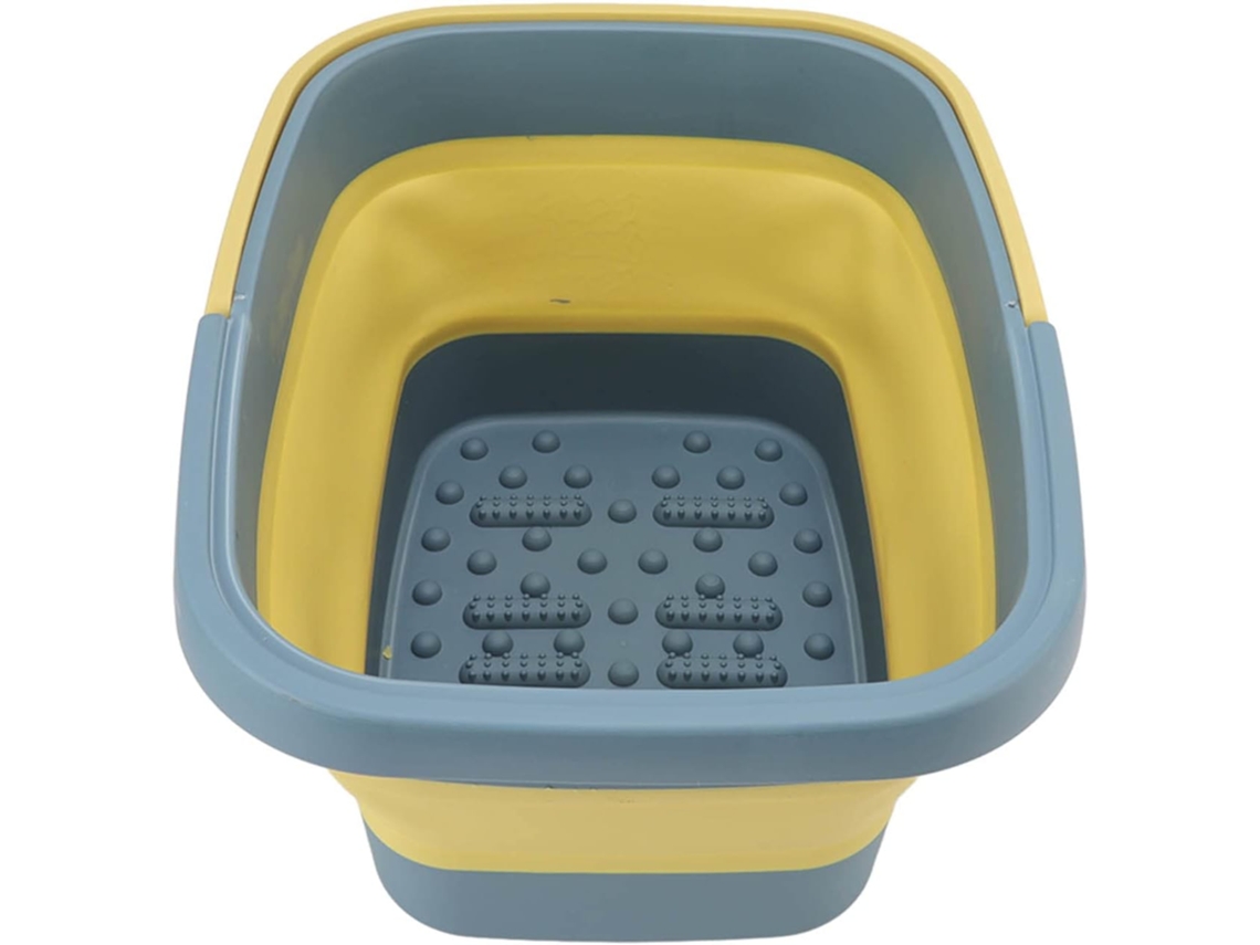 Reposapiés Plegable, Cubo Portátil De Silicona Para Baño De Pies, Lavabo Para Pies (verde)