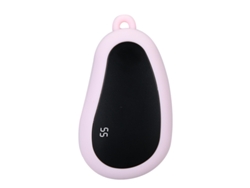 Calentador de manos USB de bolsillo, conexión Bluetooth que permite la transmisión de video Chrui (rosa)