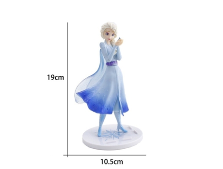 Muñeco GAATPOT Disney Cartoon Anime Frozen Elsa Mermaid Princess Pvc Action Figures Model Dolls With Base Cake Decoration For Girl Gifts
