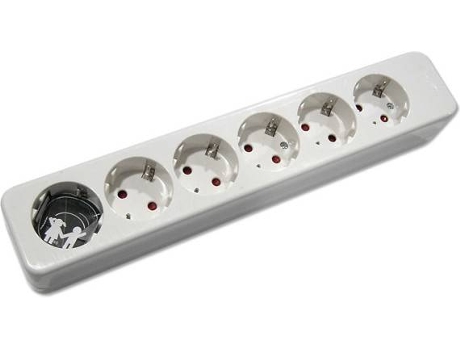 Enchufe de extensión séxtuple inalámbrico TECK