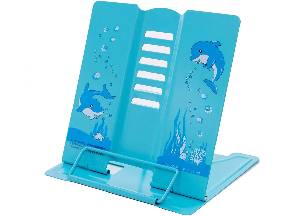 Atril metálico ajustable y multifunción para libros, ideal para leer con manos libres en la cocina y la oficina. Soporte para libros de cocina y lectura.