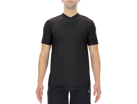 Camiseta de Hombre para Running UYN Run Fit Negro (L)