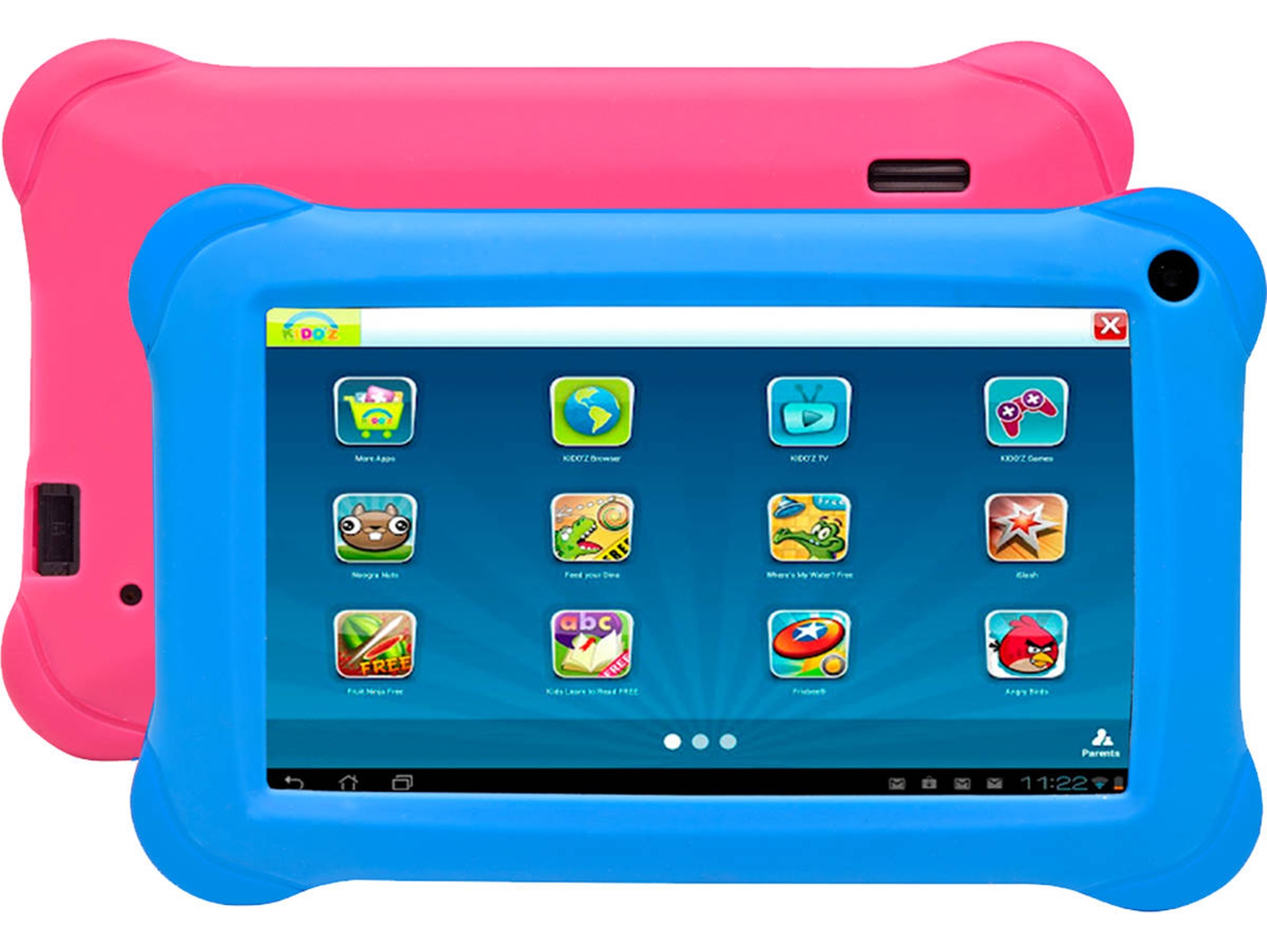 Tablet para Niños DENVER TAQ-70352K (7'' - 8 GB - 1 GB RAM -  Wi-Fi - Azul y Rosa)