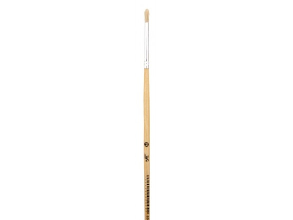 Cepillo LG Nº2 Natural Redondo C. Largo 83030