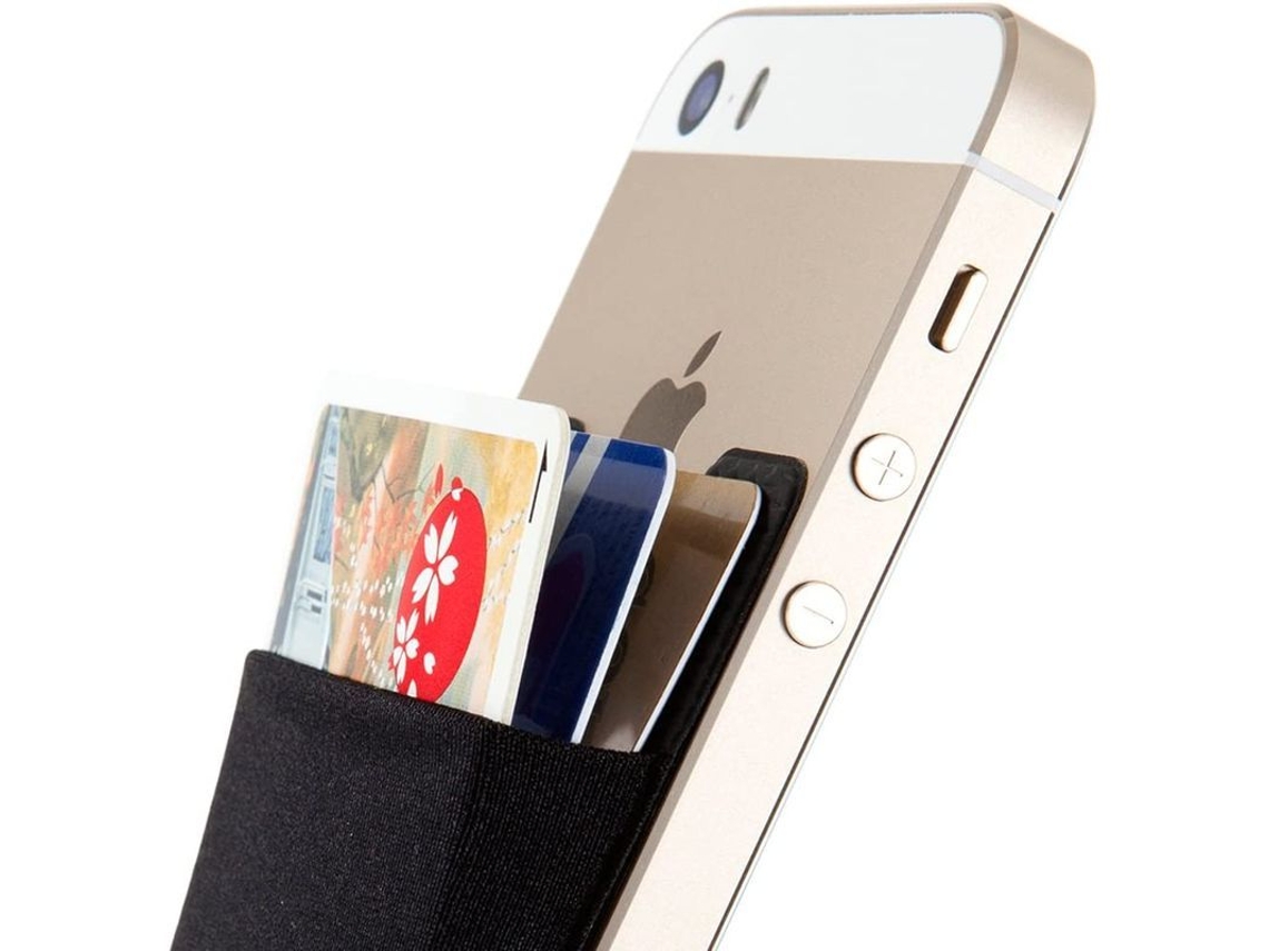 Tarjetero Adhesivo Para Teléfonos Móviles, Función De Cartera Para Iphone, Funda Con Tarjetero Compatible Con Iphone, Android Y Samsung Galaxy.