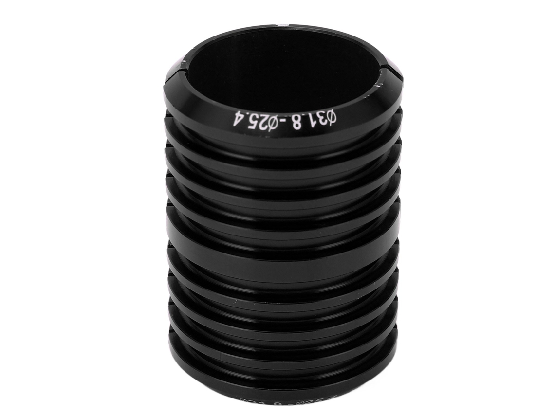 Almohadilla De Aluminio Anodizado Para Manillar De Bicicleta, De 25,4 Mm A 31,8 Mm, Para Potencia Negra.