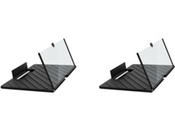 Lupa De Pantalla 2x De 20 Pulgadas, Proyector 3d Hd Para Teléfono