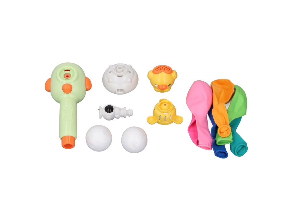 Ats-juguete De Ejercicio De Respiración Para Niños Juguete Sensorial Educativo Pelota Flotante Con 6 Globos Verde
