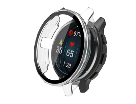 Garmin Venu 2S Part + Caja de reloj de vidrio templado (Transparente)