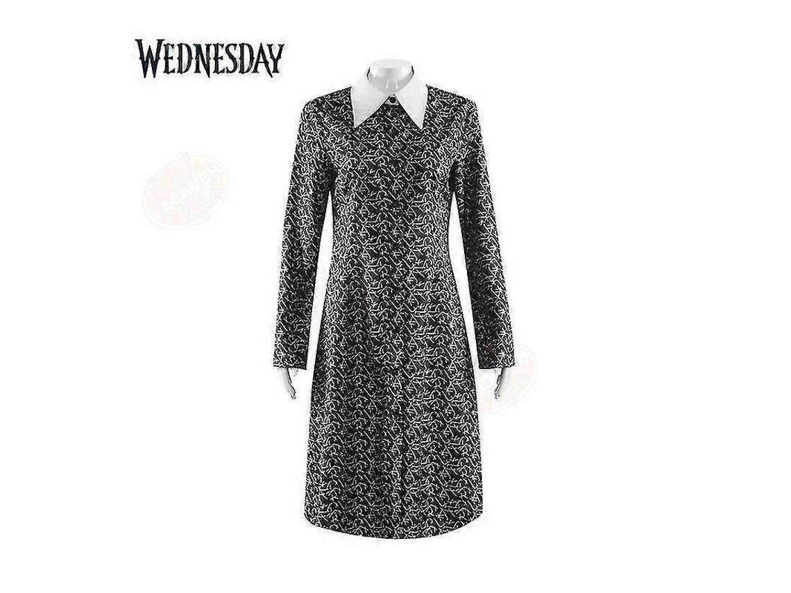 Disfraz De Wednesday Addams De La Academia Nevermore, Conjunto De Uniforme Escolar, Para Hombre/mujer.