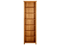 Estantería Librería Armario De Libros De 7 Niveles Madera Maciza De Roble 60x22x200 Cm Wsd938803