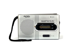 EIOORORRIY Rádio Compacto De Ondas Curtas, Bandas Duplas Am Fm Receptor Com Antena De Alto Desempenho, Ajustável E Design Portátil Leve Para Uso Interno E Extern