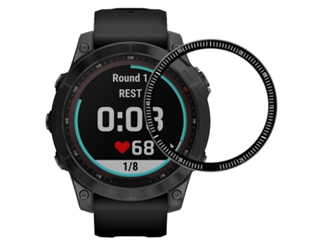 Película para reloj suave compuesta de superficie 3D Garmin Fenix 7