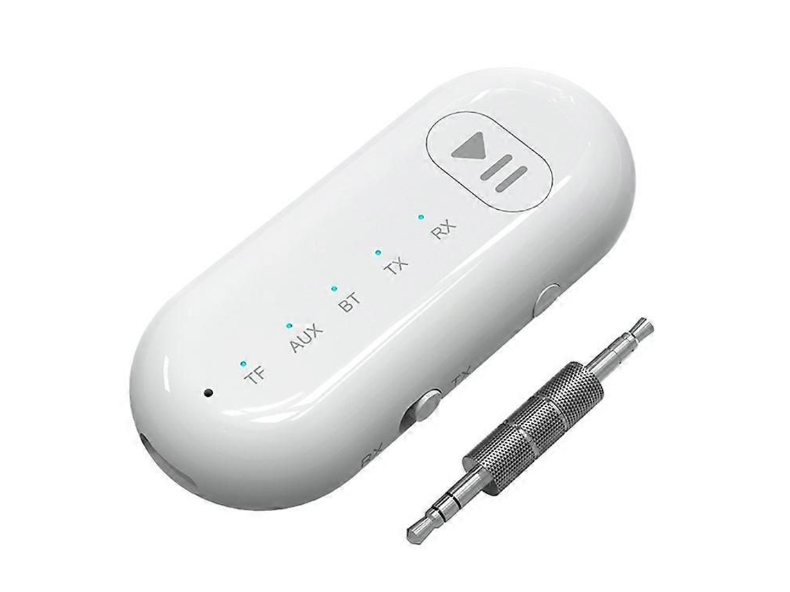 Adaptador De Áudio Sem Fio Gr05 Com Luz Led, Receptor E Transmissor De Áudio Bluetooth 2 Em 1 (com Certificação Ce)