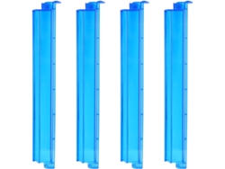 Juego De 4 Soportes Azules Para Fichas De Mahjong De Estilo Americano Estándar De 1,2 Pulgadas.