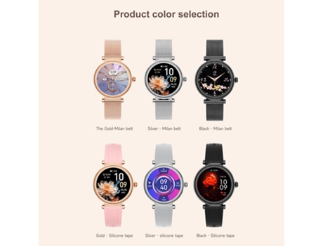 Smartwatch 1,27 pulgadas Llamada Bluetooth Más de 100 modos deportivos Monitoreo de salud - Negro BISBISOUS