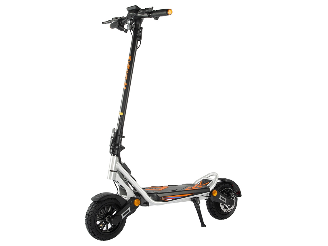 Patinete eléctrico Kukirin A1, 800 W, 48 V 13 Ah, autonomía de 45 km, velocidad máxima de 45 km/h, plegable, neumáticos de 10”, frenos de disco dobles, suspensión completa, IP54