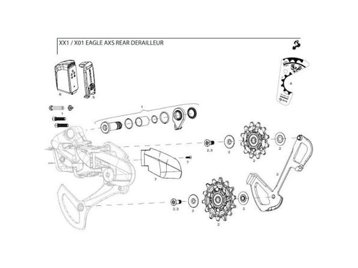Protector SRAM Rec Clutch X01 Eagle Axs