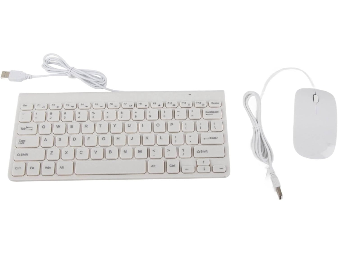 Conjunto De Teclado Y Ratón Usb Con Cable Ultradelgados, Idealmente Combinados.