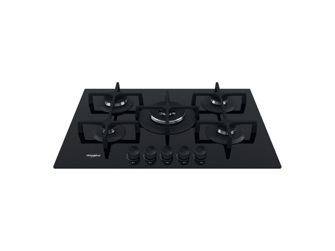 GOA 7523/NB1 Negro Integrado 73 cm Encimera de gas 5 zona(s) WHIRLPOOL