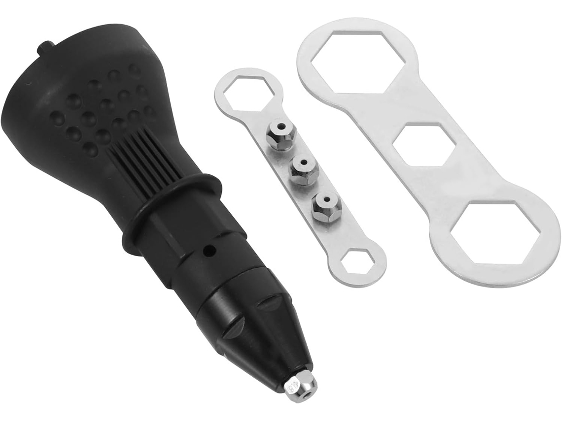 Kit De Remachadora Eléctrica Inalámbrica Healeved Remachador Permite Taladrar