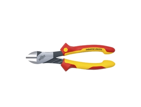 WIHA Alicates de corte diagonal de fuerza Industrial electric con DynamicJoint® con resorte de apertura conectable y desconectable (41330)