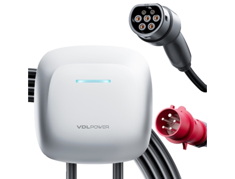 Cargador EV VDLPOWER EC50 11KW Control por aplicación de carga rápida Cable tipo 2 de 5 m
