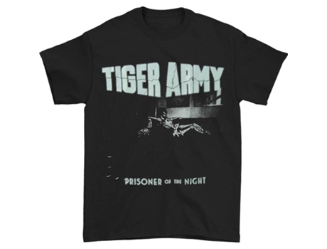 Camiseta ROCKINSTONE Tigre Prisioneiro do Exército da Noite Brilho (L)