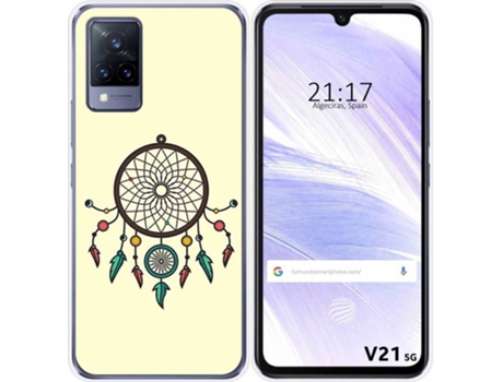 Carcasa Vivo V21 5G TUMUNDOSMARTPHONE Atrapasueños Multicolor