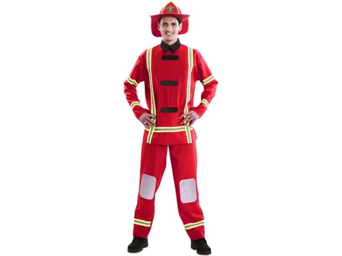 Disfraz de Hombre DISFRAZZES Bombero (Talla: S)