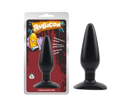 Plug Anal Rubicon 13.5 X 4.5 Cm Negro CHISA